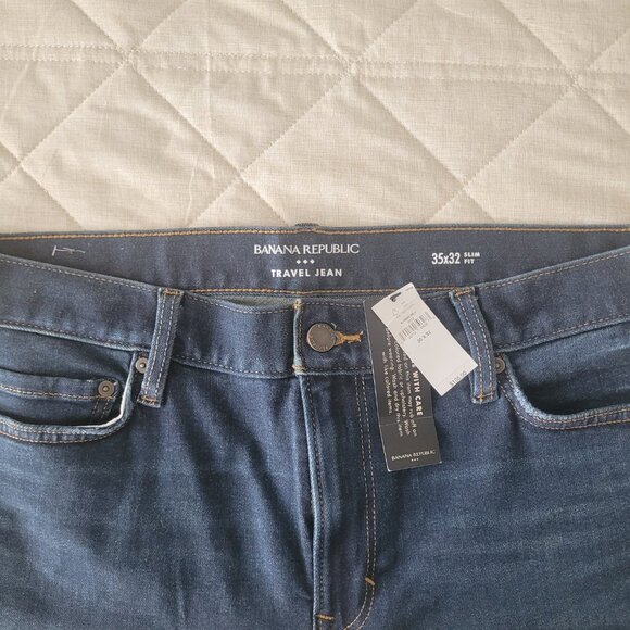 NWT Men's Banana Republic Traveler Jean 35x32 - Picture 5 of 5
